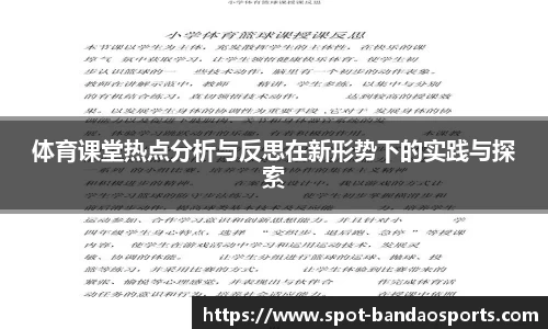 体育课堂热点分析与反思在新形势下的实践与探索